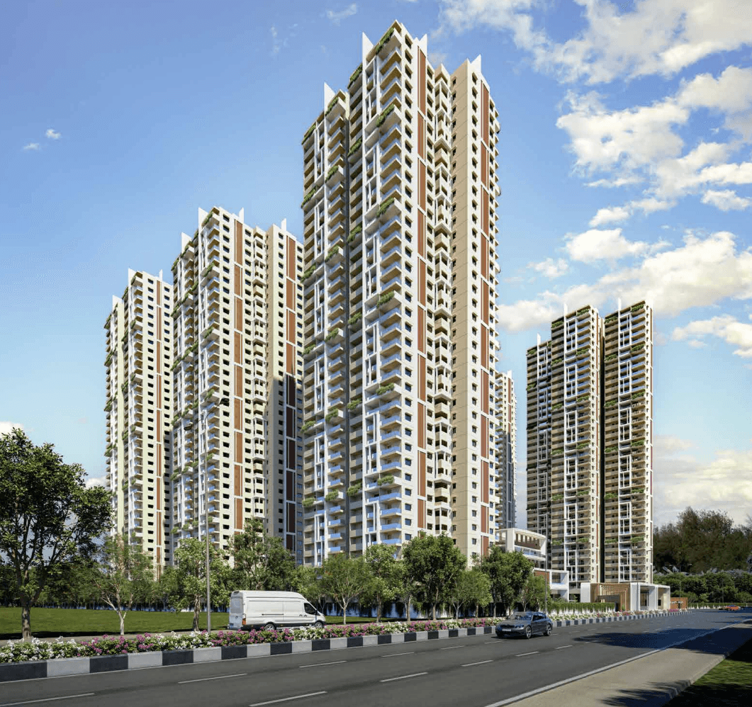 daylight exterior isometric render of supadha gamya luxury residences