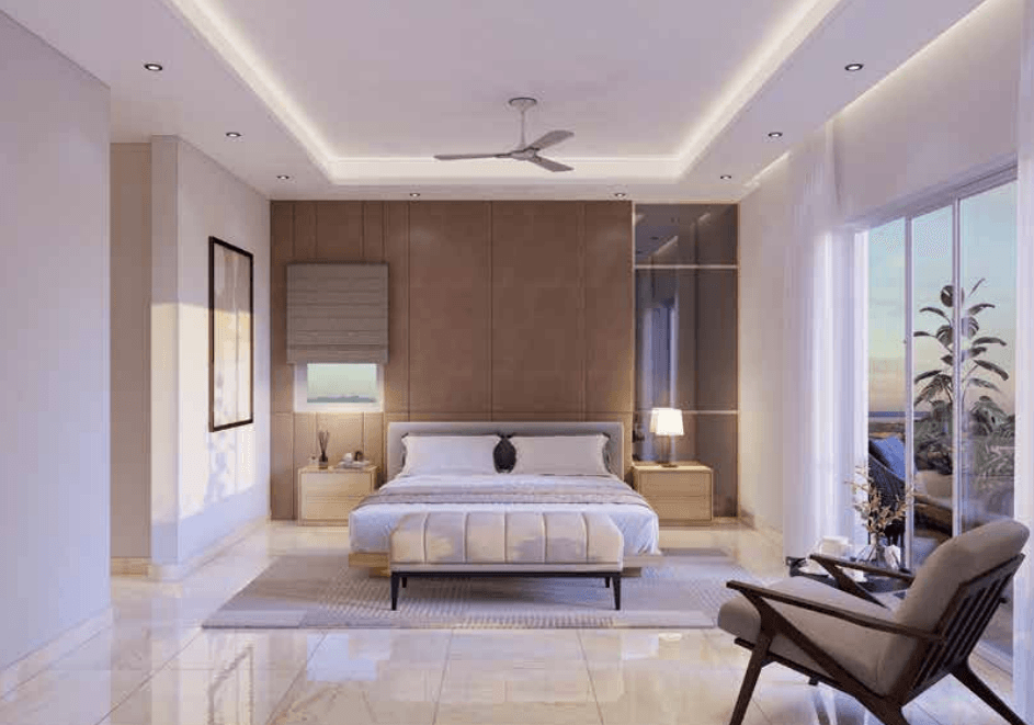 bedroom render in supadha gamya flat